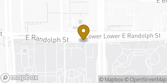 Map showing the location of Amazon Locker - Shihtzu in Chicago, IL 60601