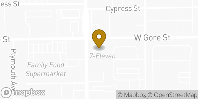 Map showing the location of ATM 7ELEVEN-FCTI in Orlando, FL