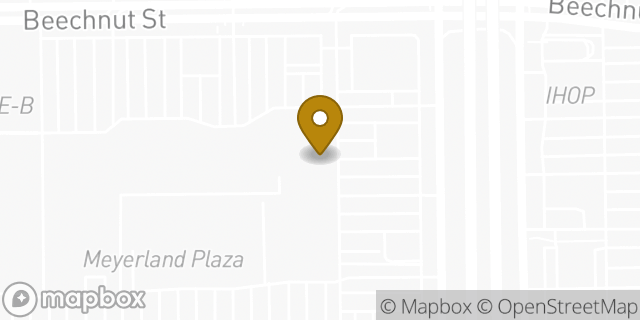 Map showing the location of Marshalls in Houston, TX 77096