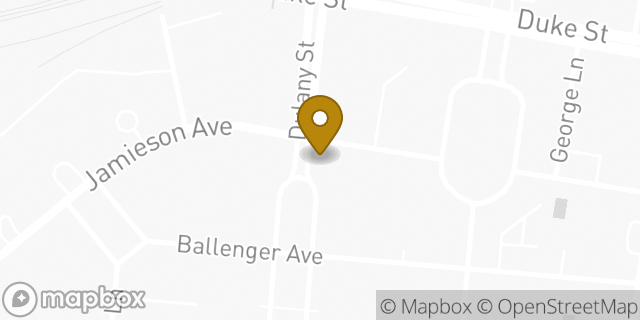 Map showing the location of Dunkin' in Alexandria, VA 22314