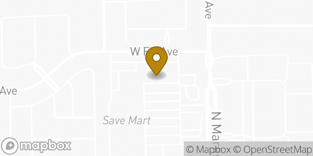 Map showing the location of HOTWORX Fresno in Fresno, CA 93711