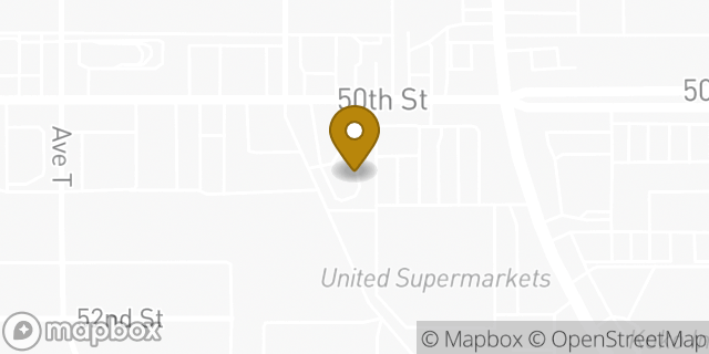 Map showing the location of Whataburger in Lubbock, TX 79412