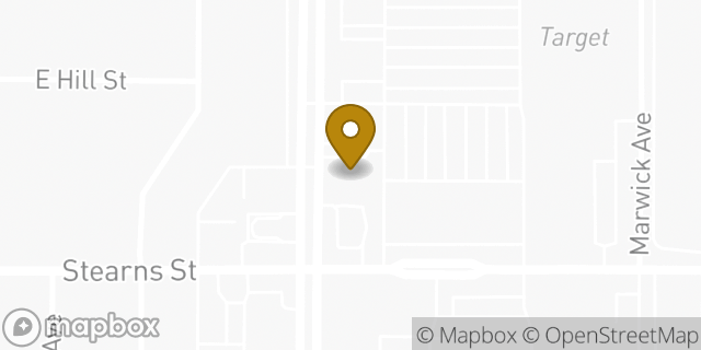 Map showing the location of Chase Bank in Long Beach, CA 90815