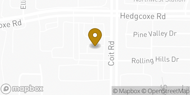 Map showing the location of Sonic Drive In in Plano, TX 75024