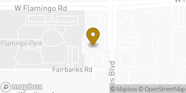 Map showing the location of EZPAWN in Las Vegas, NV 89103