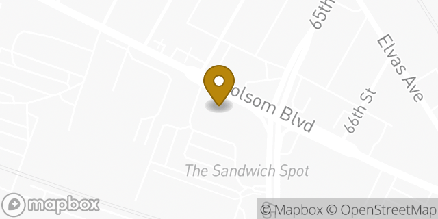 Map showing the location of FedEx ShipSite in Sacramento, CA 95819