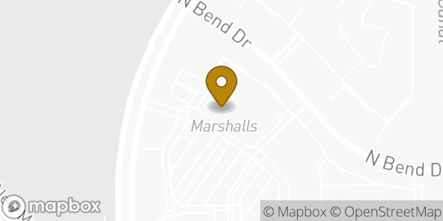 Map showing the location of Marshalls in Sacramento, CA 95835