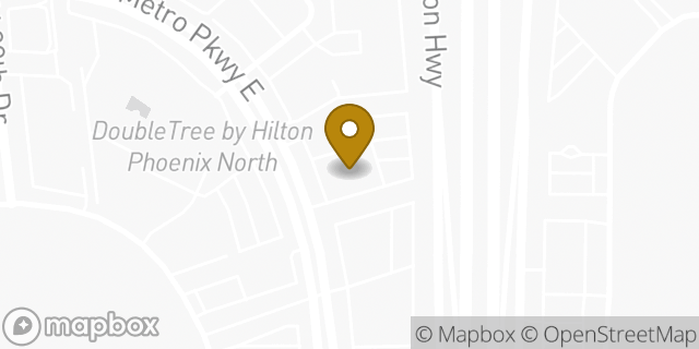 Map showing the location of Texas Roadhouse in Phoenix, AZ 85051