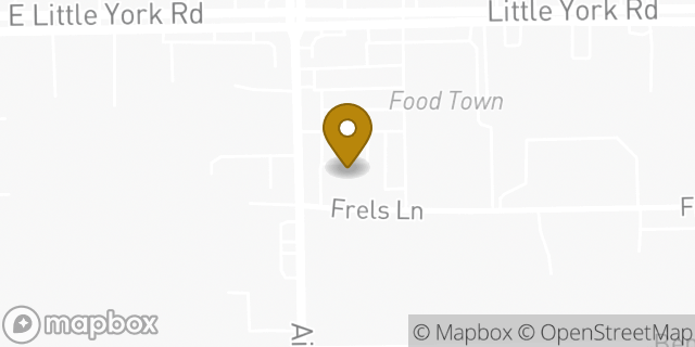 Map showing the location of Subway in Houston, TX 77076