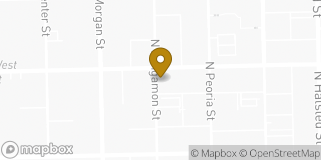 Map showing the location of Chase Mortgage in Chicago, IL 60607