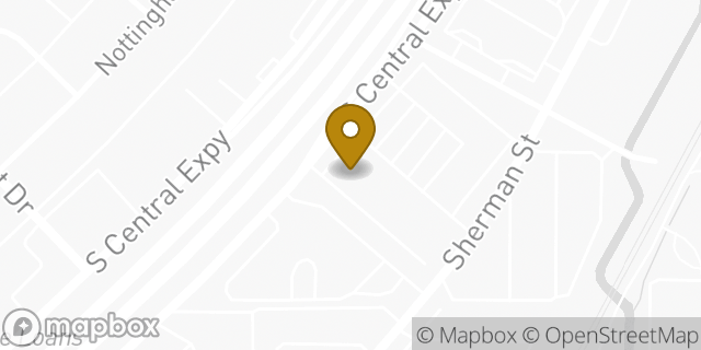 Map showing the location of Avis Car Rental in Richardson, TX 75080