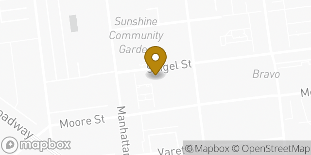 Map showing the location of Amazon Locker - Erdman in Brooklyn, NY 11206