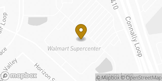 Map showing the location of Subway in San Antonio, TX 78242