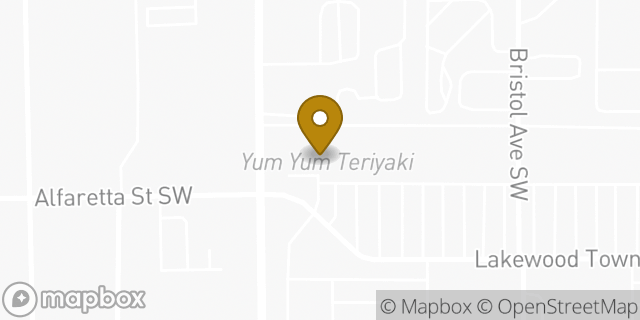 Map showing the location of Subway in Lakewood, WA 98499