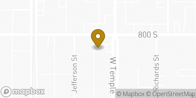 Map showing the location of Amazon Locker - Ontario in Salt Lake City, UT 84101