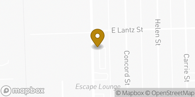 Map showing the location of American Legion Post 375 in Detroit, MI 48234
