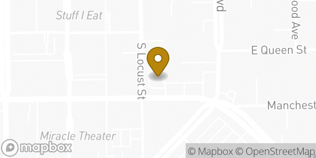 Map showing the location of McDonald's in Inglewood, CA 90301