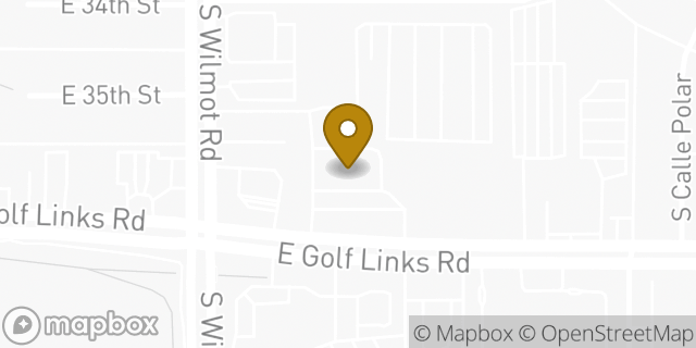 Map showing the location of QuikTrip in Tucson, AZ 85730