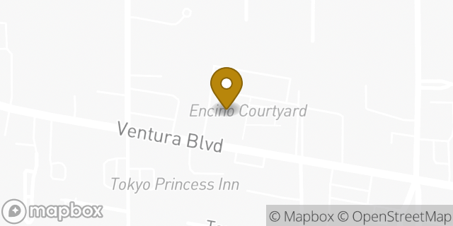 Map showing the location of Planet Fitness in Encino, CA 91316