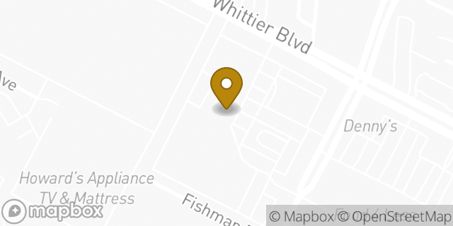 Map showing the location of Hertz in Pico Rivera, CA 90660