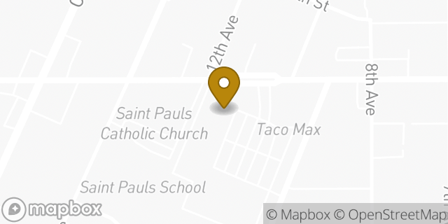 Map showing the location of Planet Fitness in Los Angeles, CA 90018