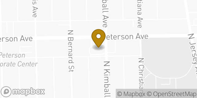 Map showing the location of Baskin-Robbins in Chicago, IL 60659