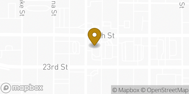 Map showing the location of McDonald's in Bakersfield, CA 93301