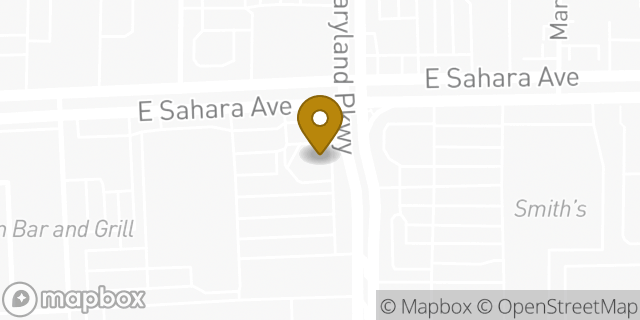 Map showing the location of McDonald's in Las Vegas, NV 89104