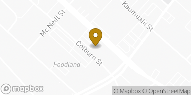 Map showing the location of Coinme in Honolulu, HI 96817