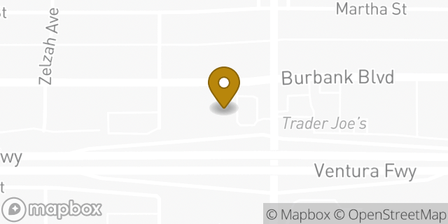 Map showing the location of Amazon Locker - Collaterals in Encino, CA 91316