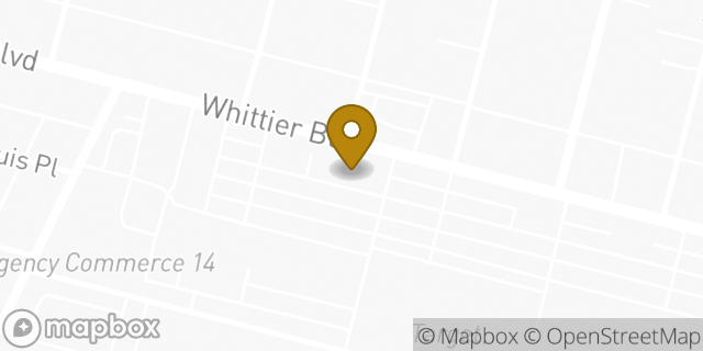 Map showing the location of Subway in Commerce, CA 90022