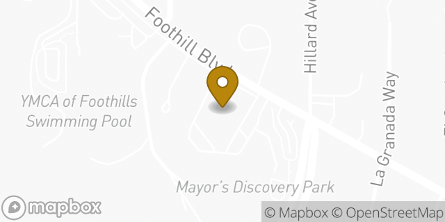 Map showing the location of The Church of Jesus Christ of Latter-day Saints in La Canada Flintridge, CA 91011