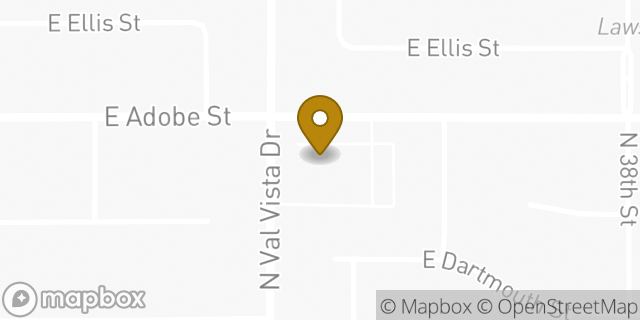 Map showing the location of The Church of Jesus Christ of Latter-day Saints in Mesa, AZ 85213