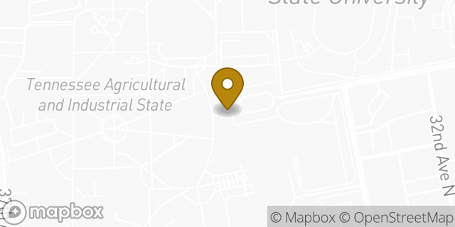 Map showing the location of Starbucks in Nashville, TN 37209