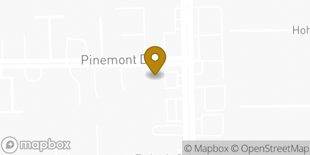 Map showing the location of Amazon Locker - Eyeball in Houston, TX 77018