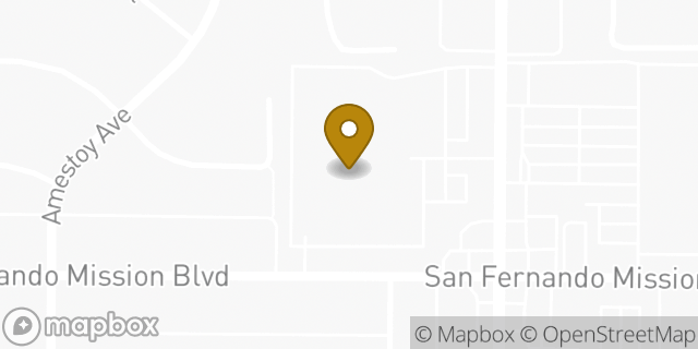 Map showing the location of Target in Los Angeles, CA 91344
