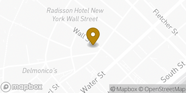 Map showing the location of McDonald's in New York, NY 10005