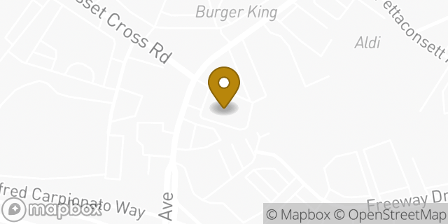 Map showing the location of CVS Pharmacy in Cranston, RI 02920