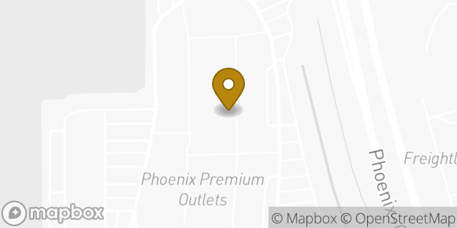 Map showing the location of Levi's Outlet Store in Chandler, AZ 85226