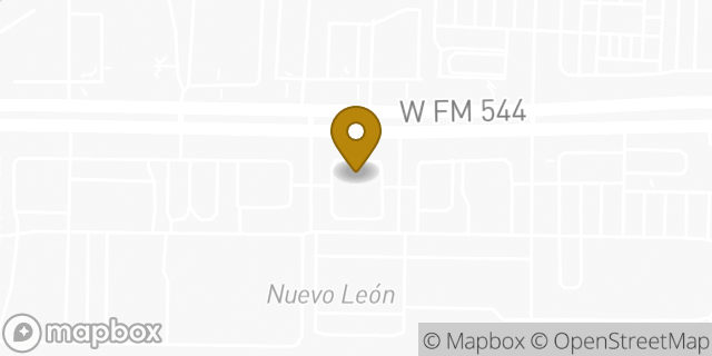 Map showing the location of Chase Bank in Murphy, TX 75094