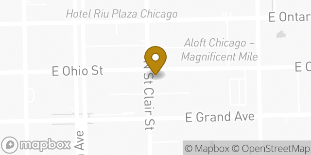 Map showing the location of 7-Eleven in Chicago, IL 60611