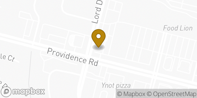 Map showing the location of Dunkin' in Virginia Beach, VA 23464