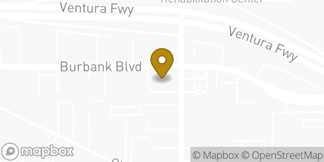 Map showing the location of Subway in Tarzana, CA 91356