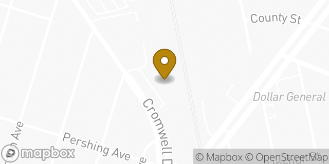 Map showing the location of AutoZone in Norfolk, VA 23509