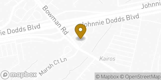 Map showing the location of McDonald's in Mt Pleasant, SC 29464