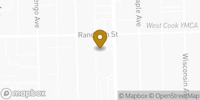 Map showing the location of Amazon Locker - Cambre in Forest Park, IL 60130