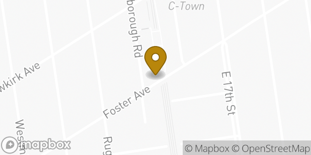 Map showing the location of Chase Bank in New York, NY 11230