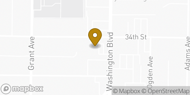 Map showing the location of Amazon Locker - Trejo in Ogden, UT 84401