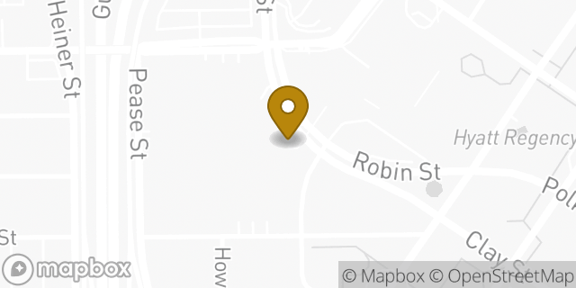 Map showing the location of Amazon Locker - Ossa in Houston, TX 77002