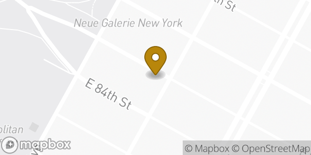 Map showing the location of E by Equinox Madison Avenue in New York, NY 10028